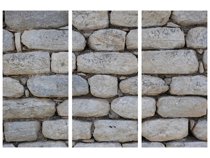 3-piece-canvas-print-wall-of-natural-stones
