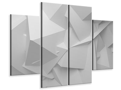 4-piece-canvas-print-3d-grid