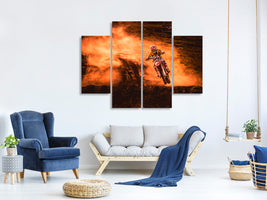 4-piece-canvas-print-above