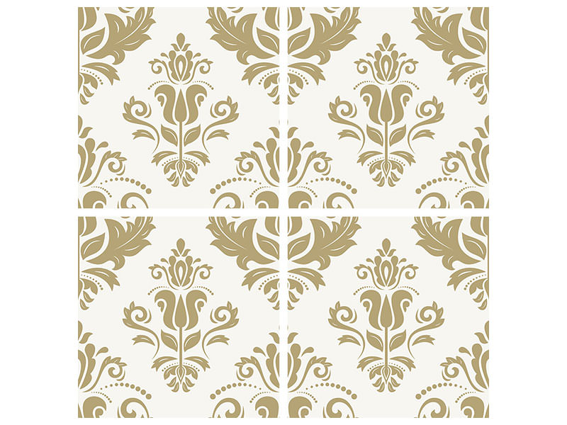 4-piece-canvas-print-baroque-ornaments