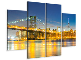 4-piece-canvas-print-brooklyn-bridge-at-night