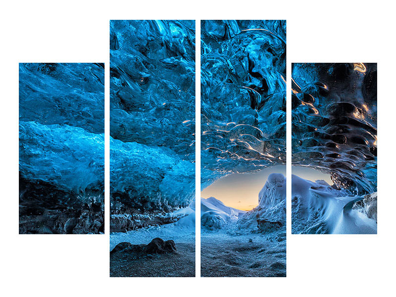 4-piece-canvas-print-crystal-cave
