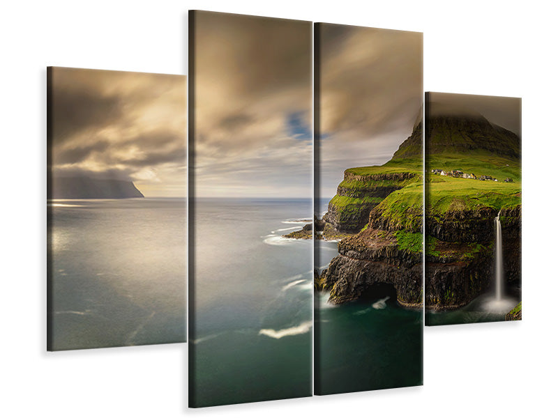 4-piece-canvas-print-gasadalur-and-mykines