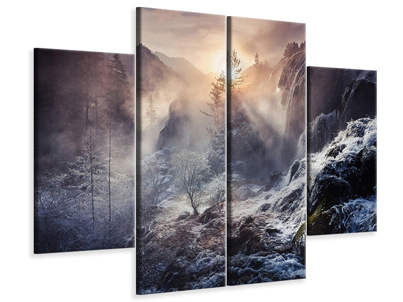 4-piece-canvas-print-jiuzhaigou-china
