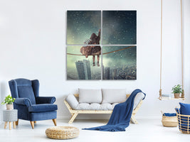 4-piece-canvas-print-let-it-snow