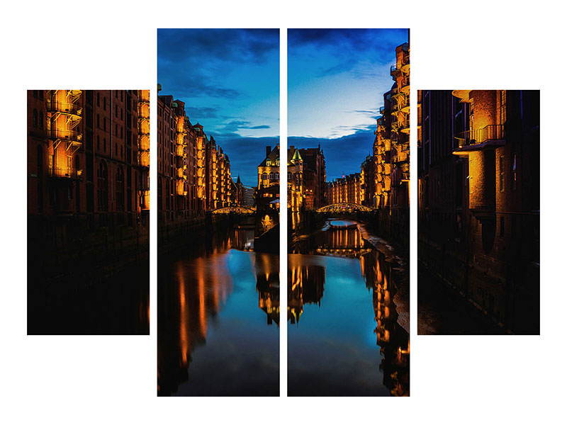 4-piece-canvas-print-lights-from-hamburg