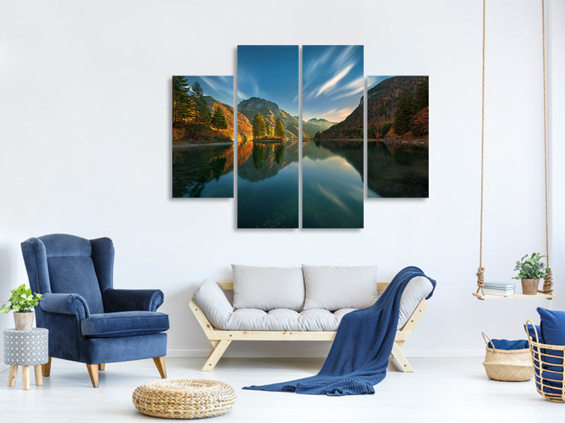 4-piece-canvas-print-magic-lake
