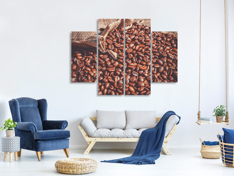 4-piece-canvas-print-many-coffee-beans