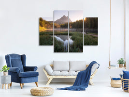 4-piece-canvas-print-morning-silence-ii