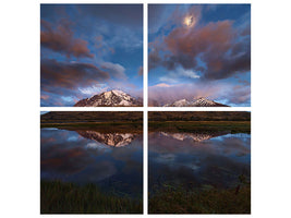 4-piece-canvas-print-patagonia-dance-of-the-clouds