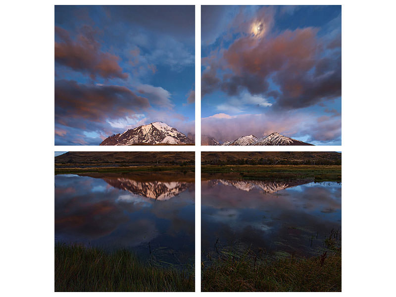 4-piece-canvas-print-patagonia-dance-of-the-clouds