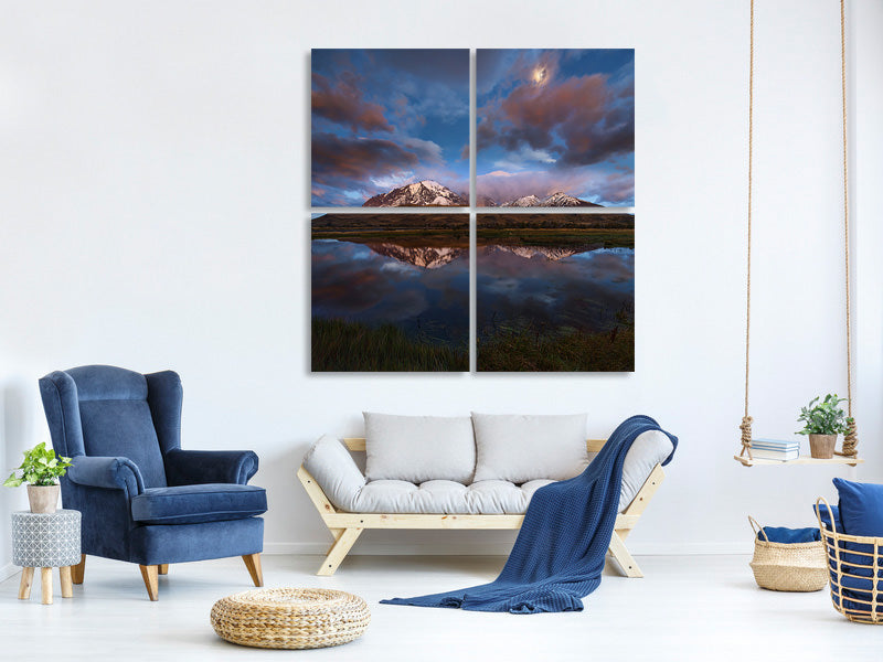 4-piece-canvas-print-patagonia-dance-of-the-clouds