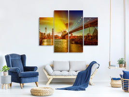 4-piece-canvas-print-skyline-brooklyn-bridge-ny