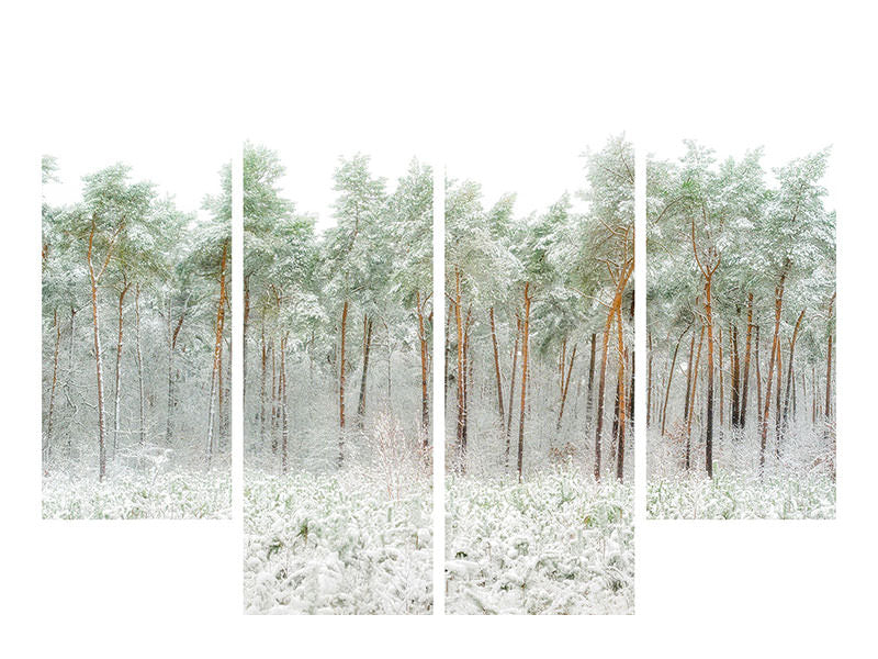 4-piece-canvas-print-snow-world