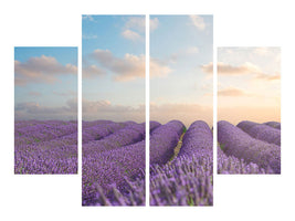 4-piece-canvas-print-the-blooming-lavender-field