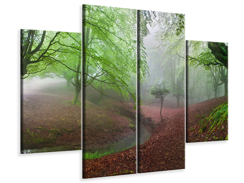 4-piece-canvas-print-the-forest-maravillador-iii
