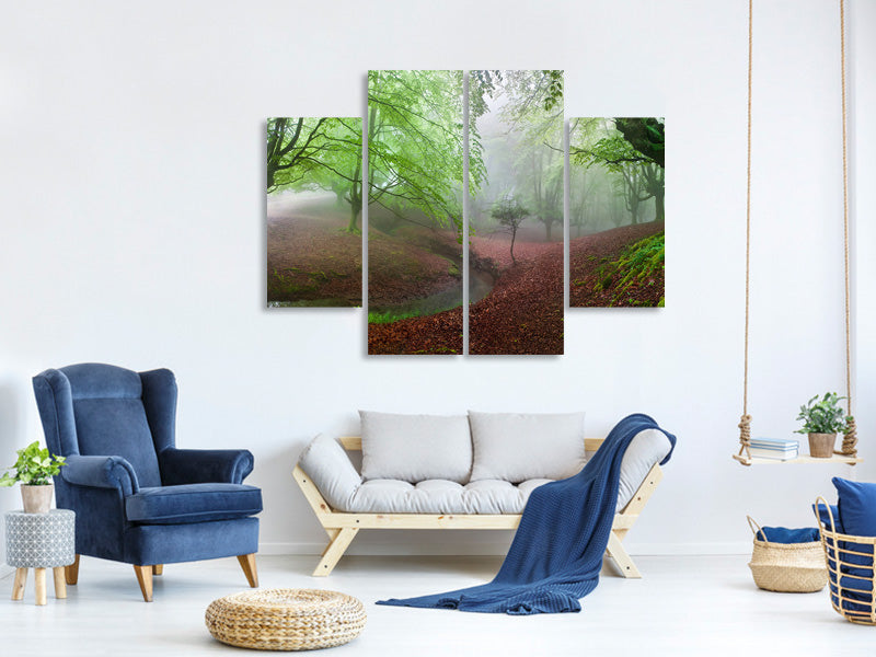 4-piece-canvas-print-the-forest-maravillador-iii