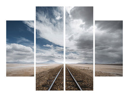 4-piece-canvas-print-the-long-road