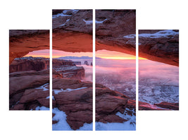 4-piece-canvas-print-the-moment-right-before-sunrise
