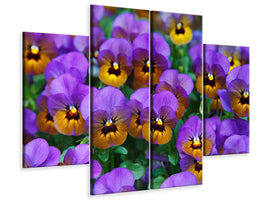 4-piece-canvas-print-the-pansies