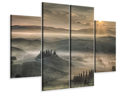 4-piece-canvas-print-tuscan-morning