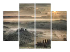 4-piece-canvas-print-tuscan-morning
