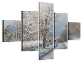 5-piece-canvas-print-a-frosty-morning
