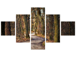 5-piece-canvas-print-enchanted-forest