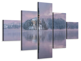 5-piece-canvas-print-frozen-fairytale
