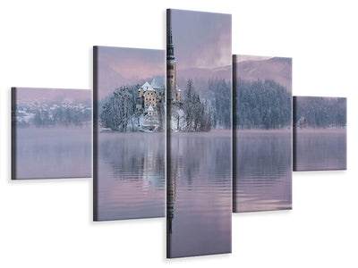 5-piece-canvas-print-frozen-fairytale