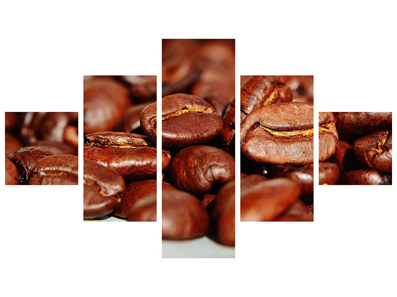 5-piece-canvas-print-giant-coffee-beans