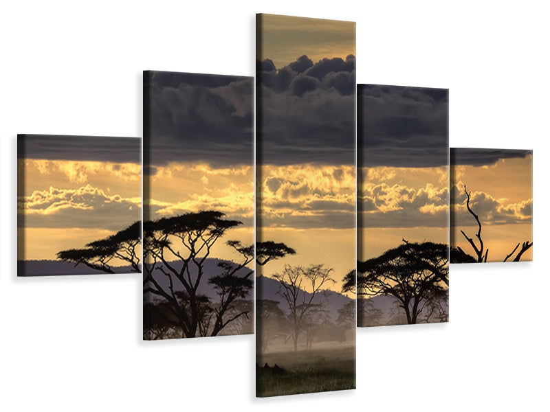 5-piece-canvas-print-good-evening-tanazania