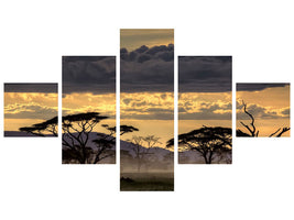 5-piece-canvas-print-good-evening-tanazania