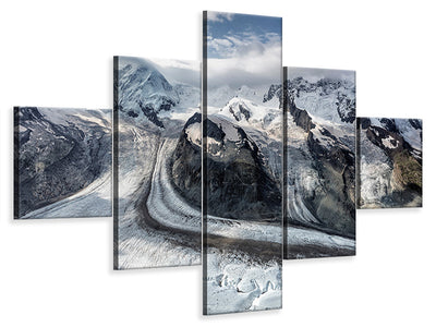 5-piece-canvas-print-gornergrat-view