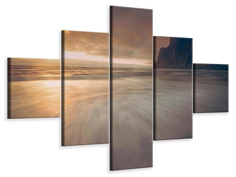 5-piece-canvas-print-kvalvika-ii