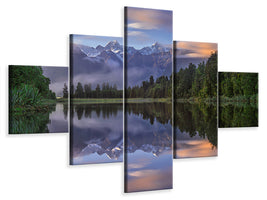 5-piece-canvas-print-lake-matheson