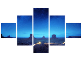 5-piece-canvas-print-magic-monument-valley