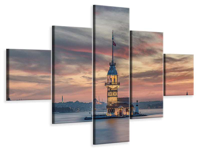 5-piece-canvas-print-maiden-tower