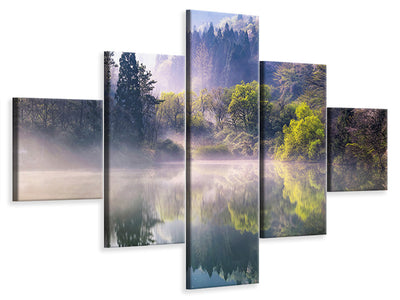 5-piece-canvas-print-morning-calm