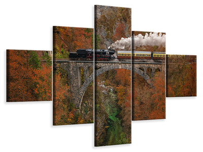 5-piece-canvas-print-museum-train