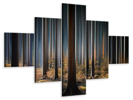 5-piece-canvas-print-mystic-wood