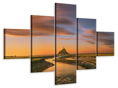 5-piece-canvas-print-saint-michel