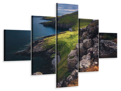 5-piece-canvas-print-scotland-neist-point