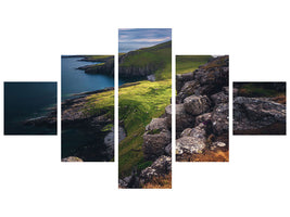 5-piece-canvas-print-scotland-neist-point