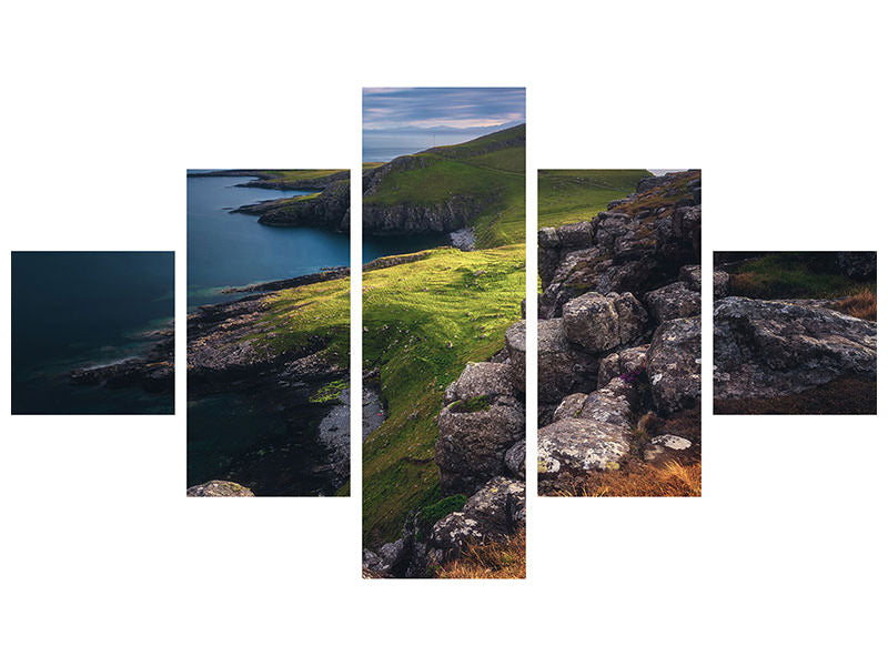 5-piece-canvas-print-scotland-neist-point