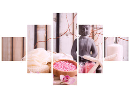 5-piece-canvas-print-spa-buddha