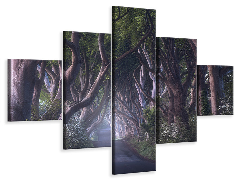 5-piece-canvas-print-the-dark-hedges