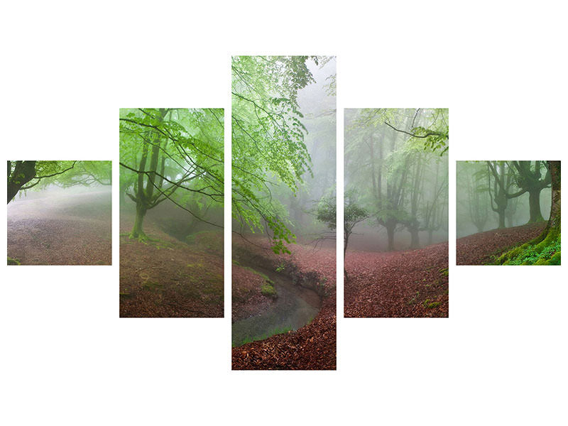 5-piece-canvas-print-the-forest-maravillador-iii