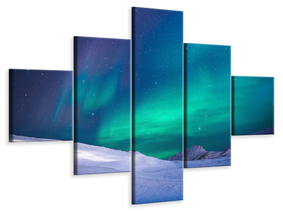 5-piece-canvas-print-the-polar-light