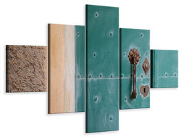 5-piece-canvas-print-the-special-door